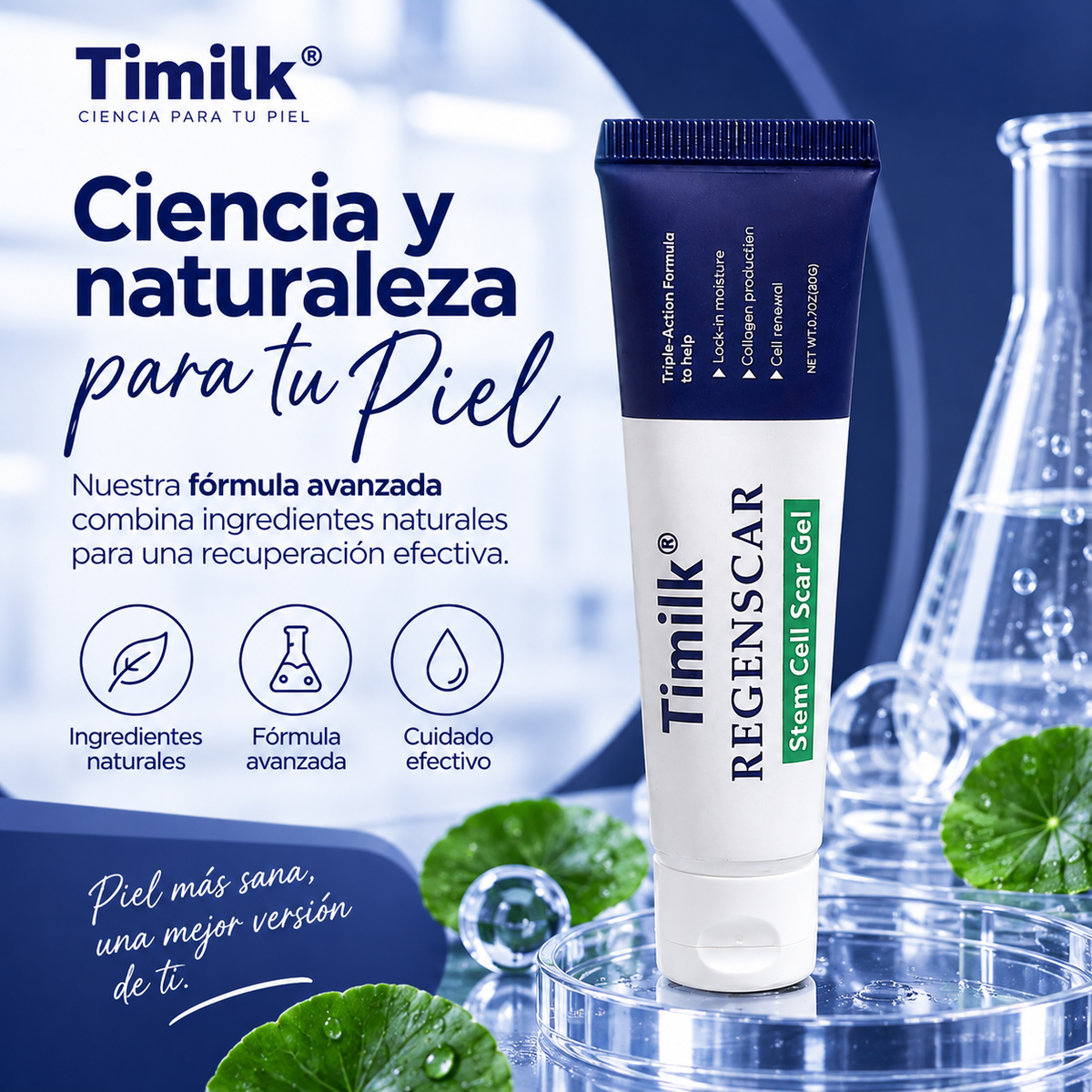 Timilk | Que las marcas del pasado no definan cómo luce tu piel.