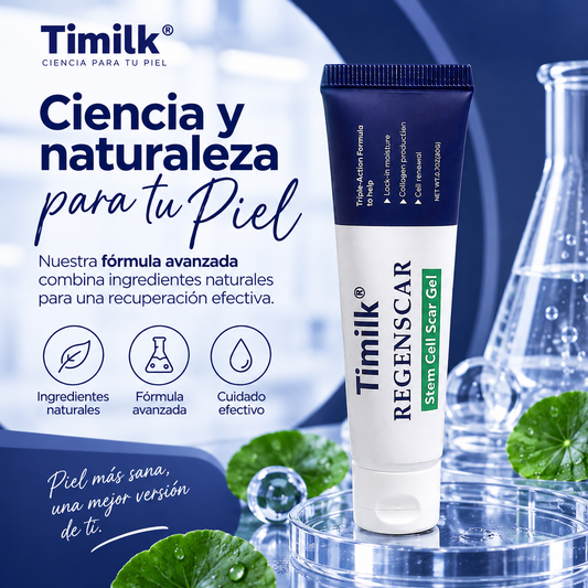Timilk | Que las marcas del pasado no definan cómo luce tu piel.