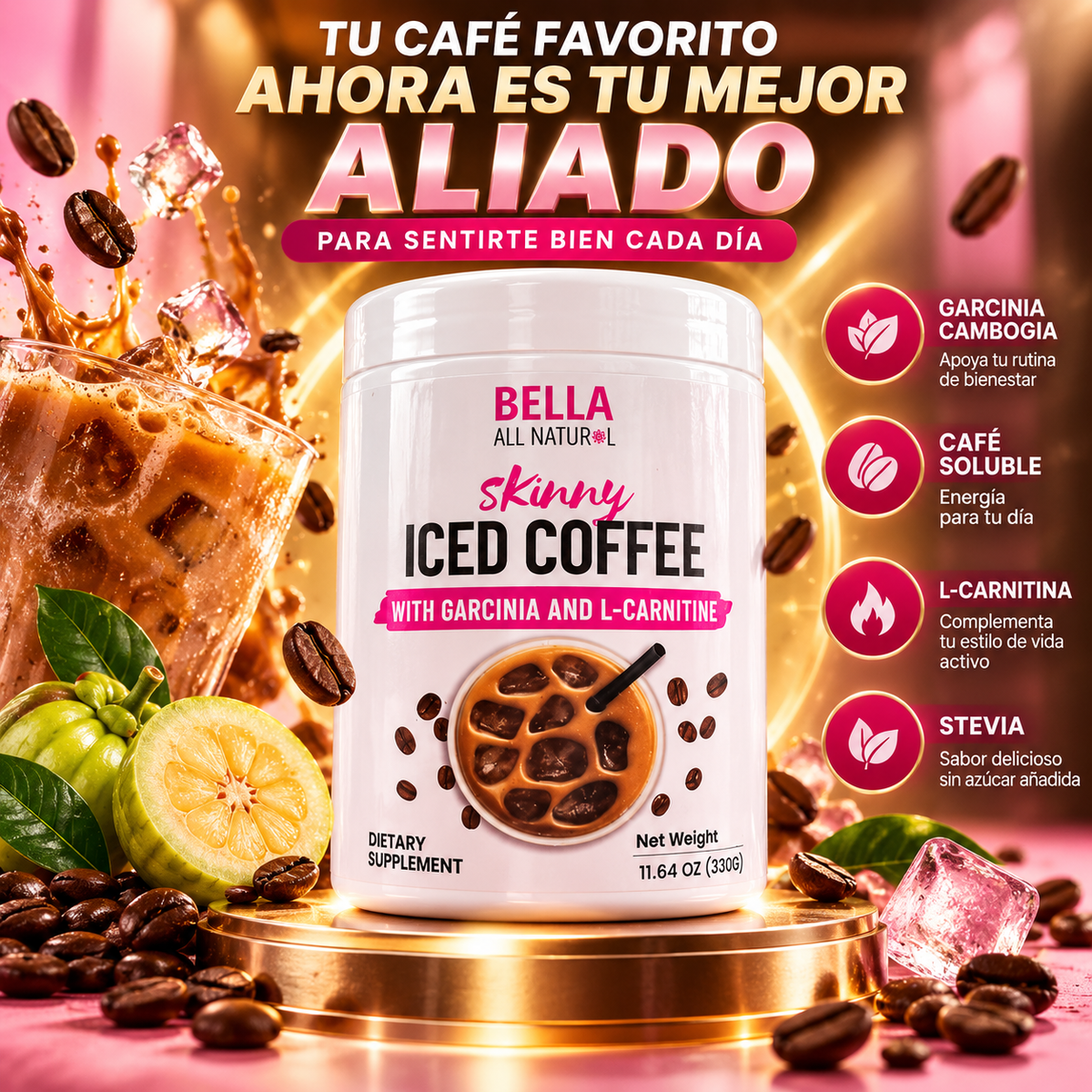 ICED COFFEE | Tu aliado para alcanzar tus objetivos.